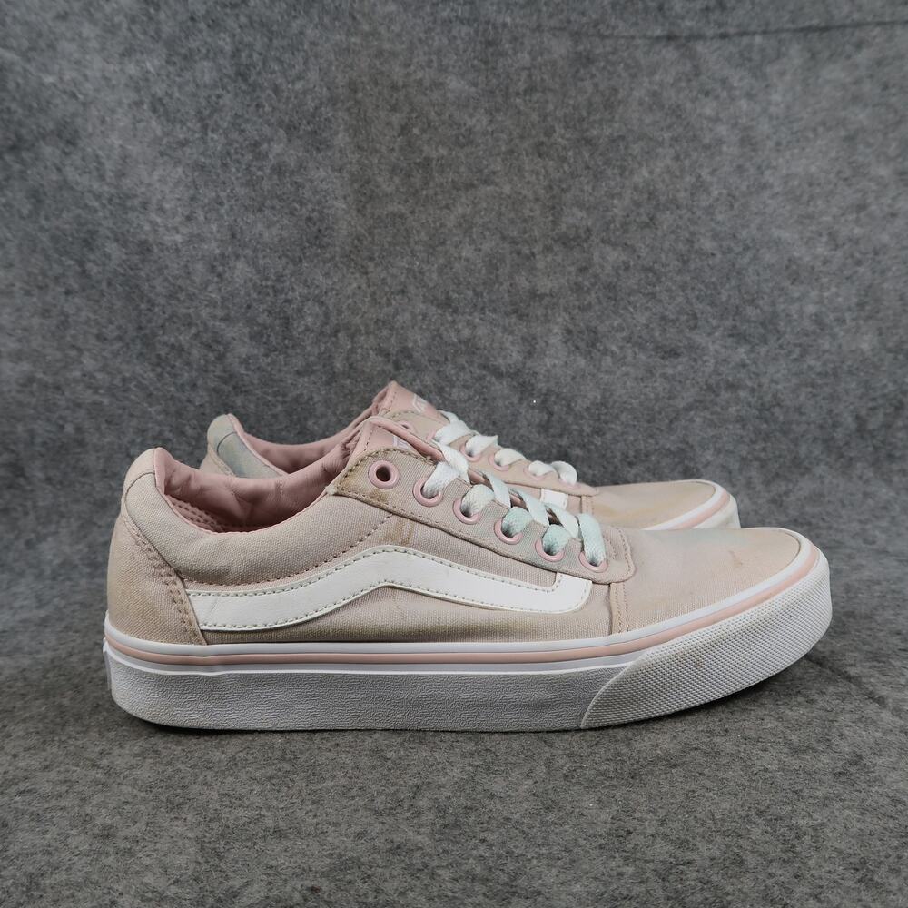 Vans Shoes Womens 6.5 Casual Sneaker Old Skool Trainer Canvas Lace Up Skate Pink